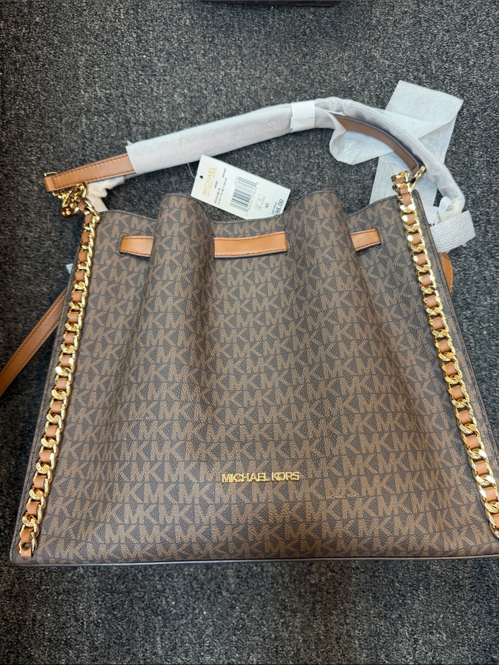 Michael Kors Mina Large Shoulder Bag NWT